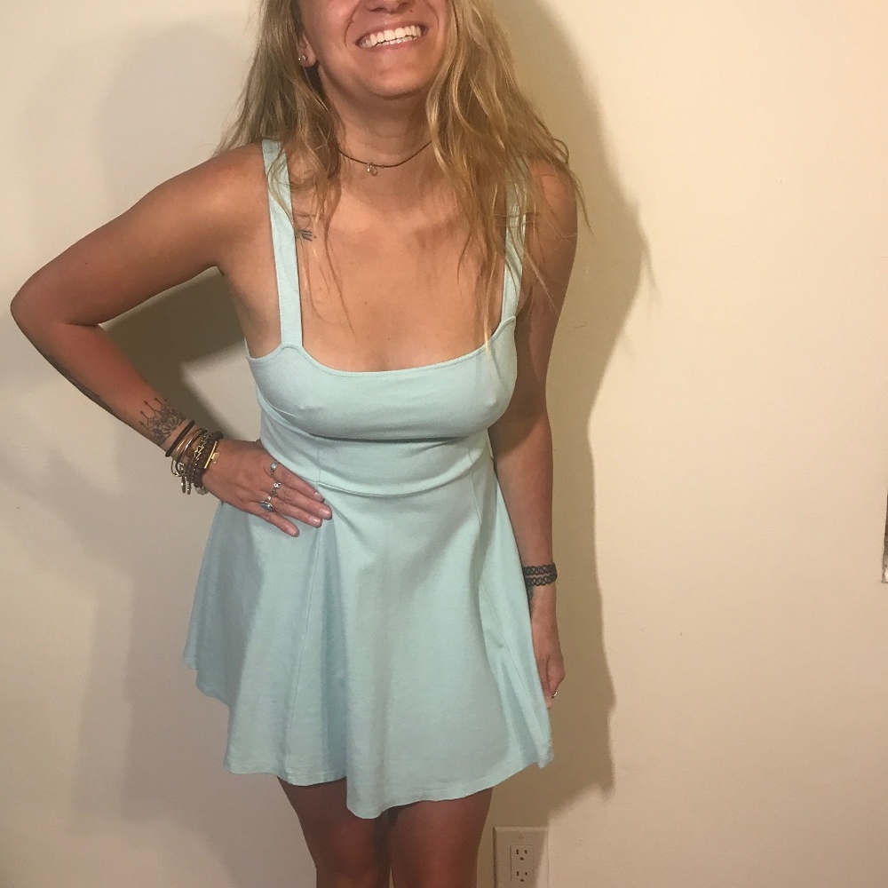 Light Blue Skater Dress Size Small